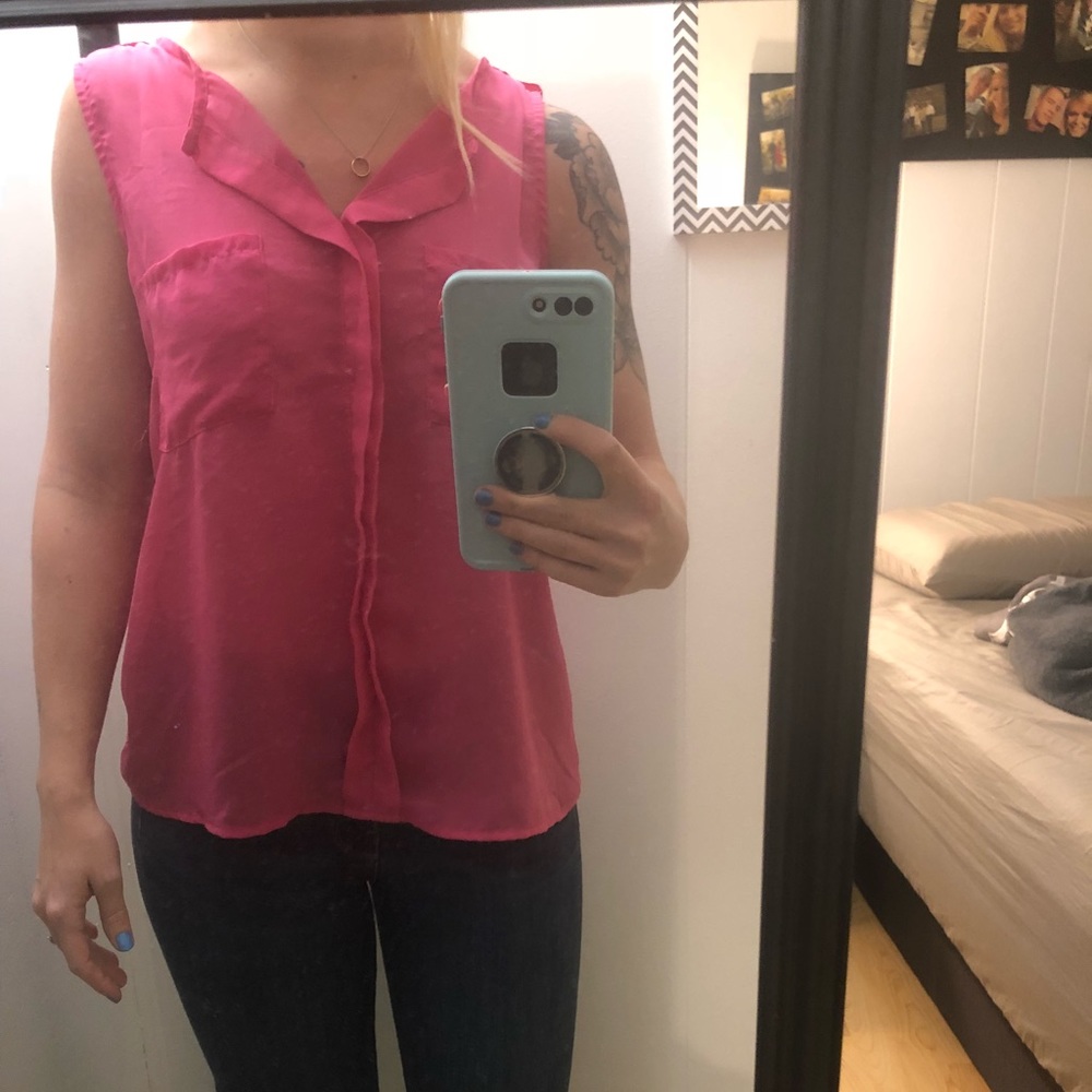 Pink tank/ blouse